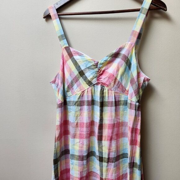 🌻Reitmans plaid cottagecore dress - Picture 4 of 6